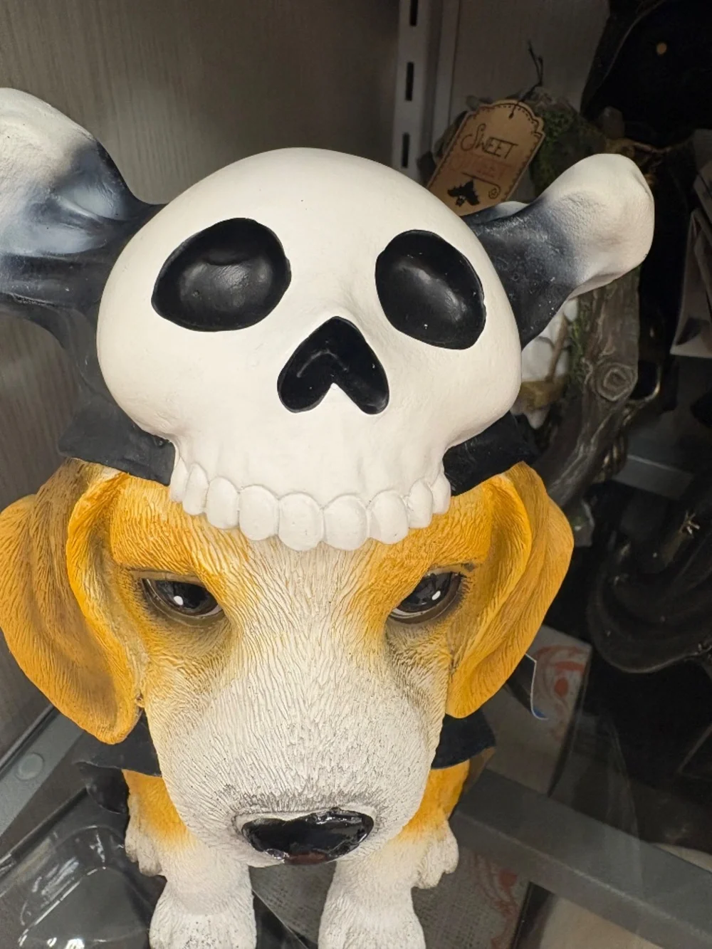 CUTEST Beagle Halloween Dog Skeleton Figurine